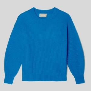Everlane Alpaca Crew - Bright Blue - S